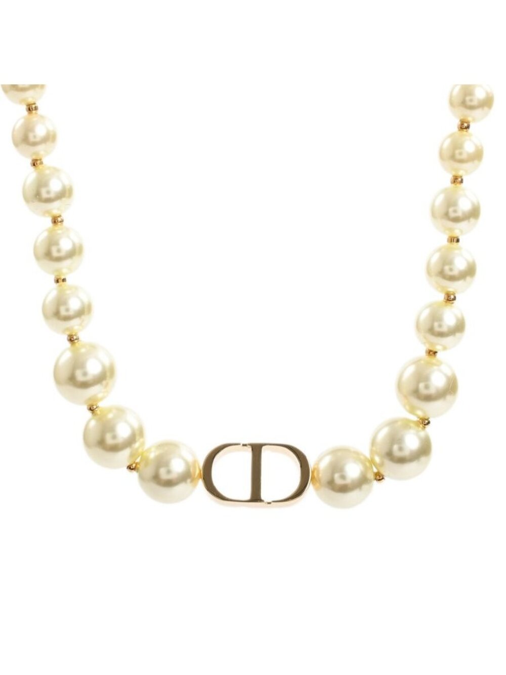 Dior Necklace Short Gold